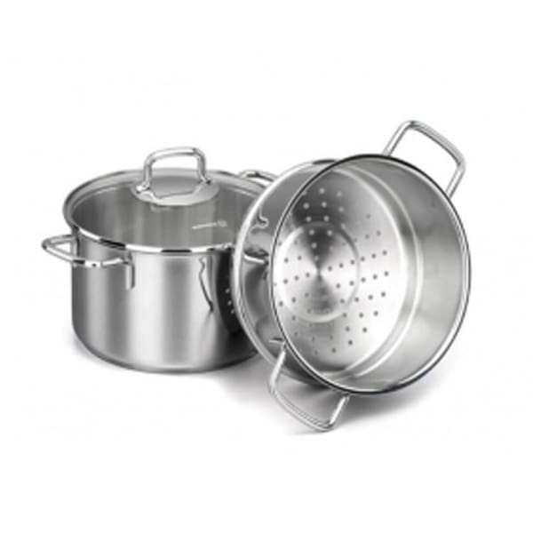 Couscousier 2en1 Korkmaz Perla 3,8L - Inox Couscousier 2en1 Korkmaz Perla 3,8L - Inox